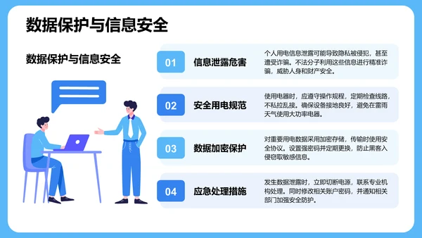用电安全主题班会PPT模板