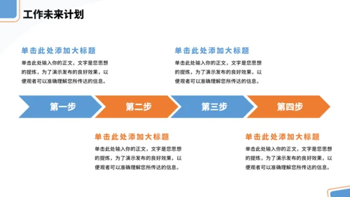 蓝色通用工作汇报PPT模板