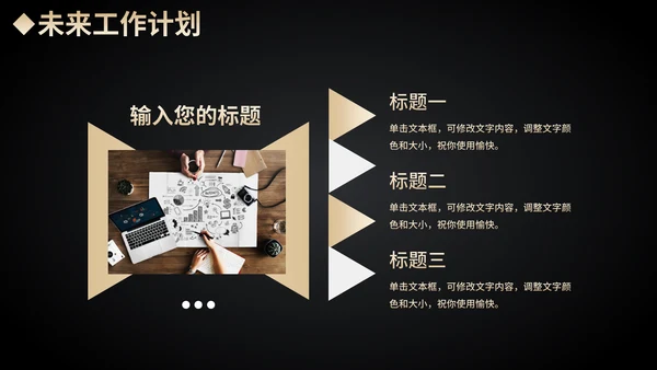 黑金奢华工作总结汇报通用PPT模板