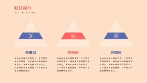 职场竞聘述职通用PPT模版