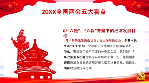 党课之两会报告解读PPT课件