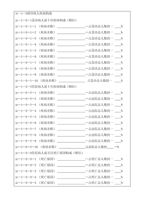 二级医院评审申请书