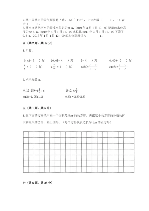 小学六年级数学毕业试题推荐.docx
