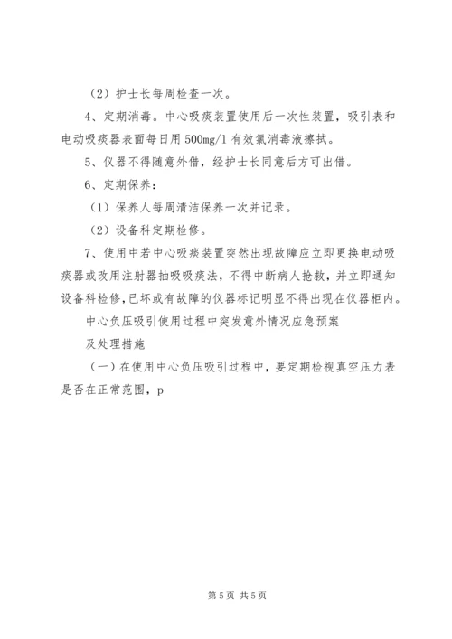 仪器使用制度及应急措施.docx