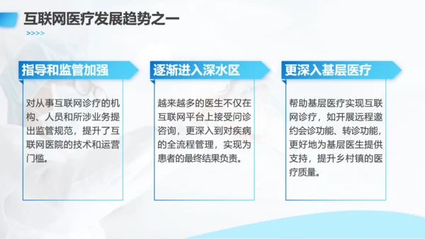 互联网医疗发展现状与趋势医疗项目汇报通用PPT模板