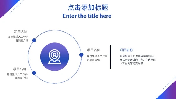 蓝色地球科技感商业计划书通用PPT模板