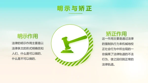 蓝色清新法治讲座进校园宣传PPT