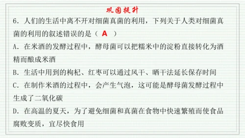 综合实践项目二  利用细菌或真菌制作发酵食品（课件）-【新教材】七年级生物上学期同步课件 （2024