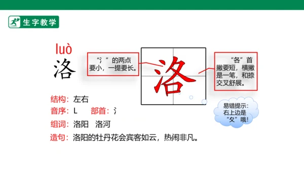 22 古诗三首 生字动画课件
