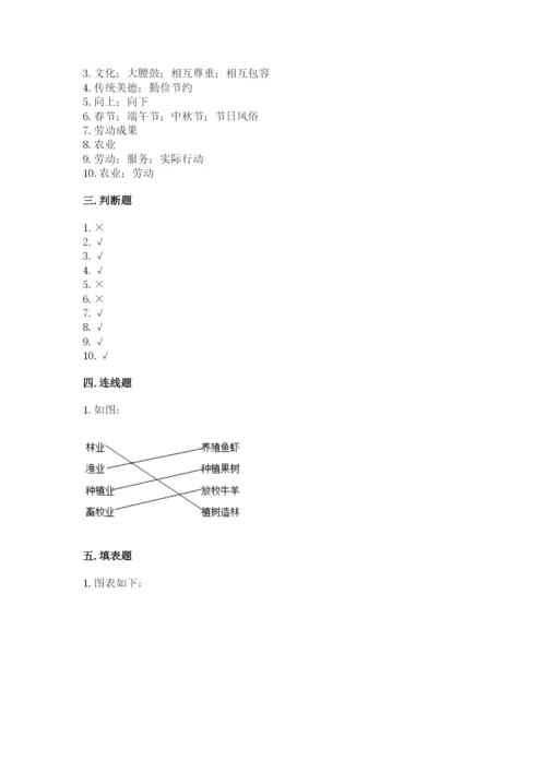 部编版道德与法治四年级下册 期末测试卷（综合题）.docx