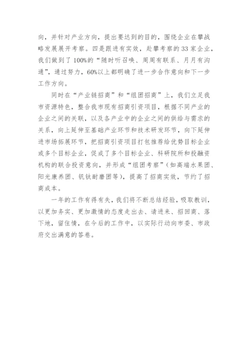 驻点招商年度工作总结.docx