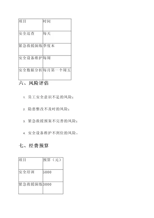 煤矿安全型班组实施方案