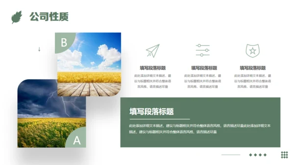 农业项目商业计划书通用PPT模板