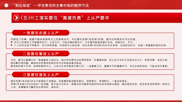 全面提升民主集中制贯彻落实质量党课PPT