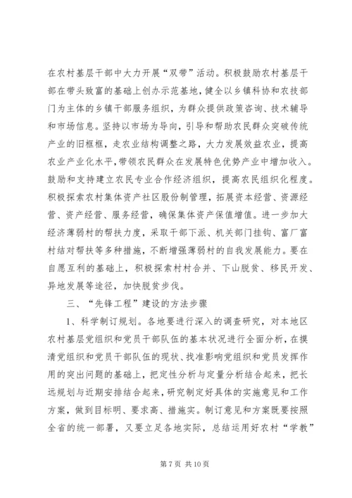 先锋工程建设意见.docx