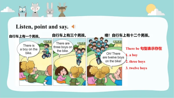 Module 7 Unit 2 There are twelve boys on the bike 