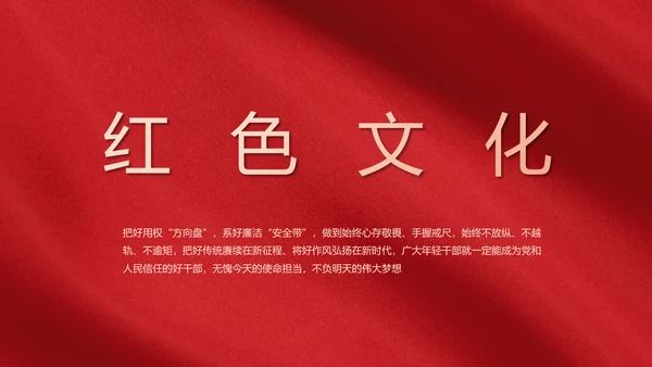红色文化党支部党史学习教育工作总结动态PPT