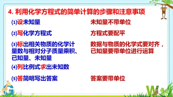 第五单元化学反应的定量关系整理与提升课件(共73张PPT)-九年级化学人教版2024上册