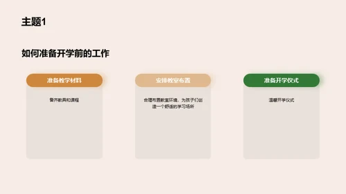 培训师：如何让幼儿园开学更顺利