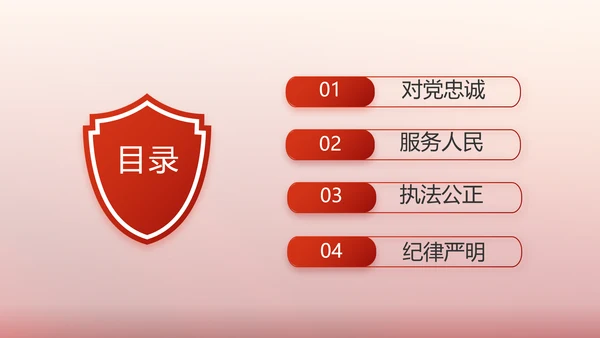 红色大气警察公安表彰大会动态PPT