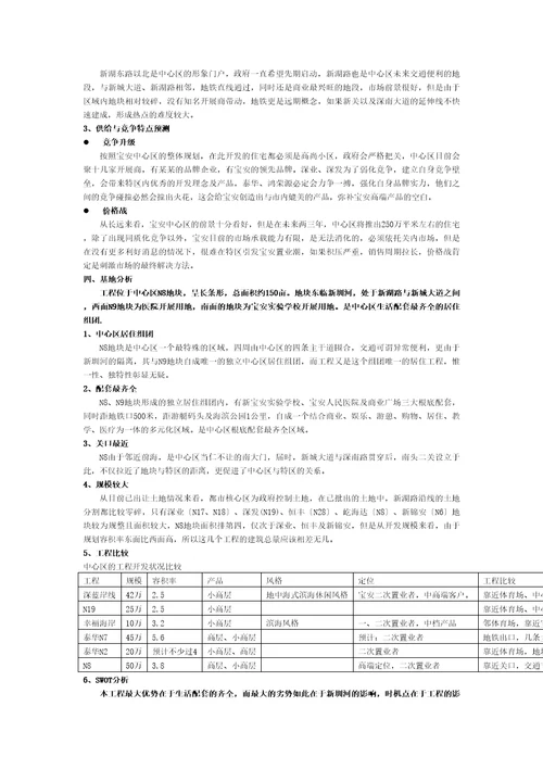 深圳宝安金泓凯旋城策划案