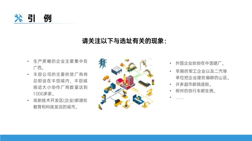 蓝色插画风工业生产运作管理培训员工企业选址ppt