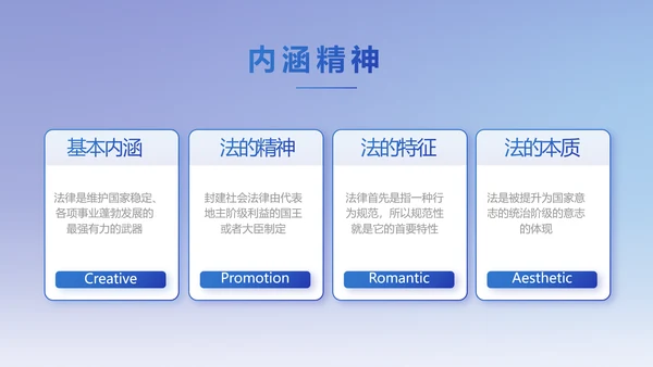 蓝色大气法律律法讲座动态PPT