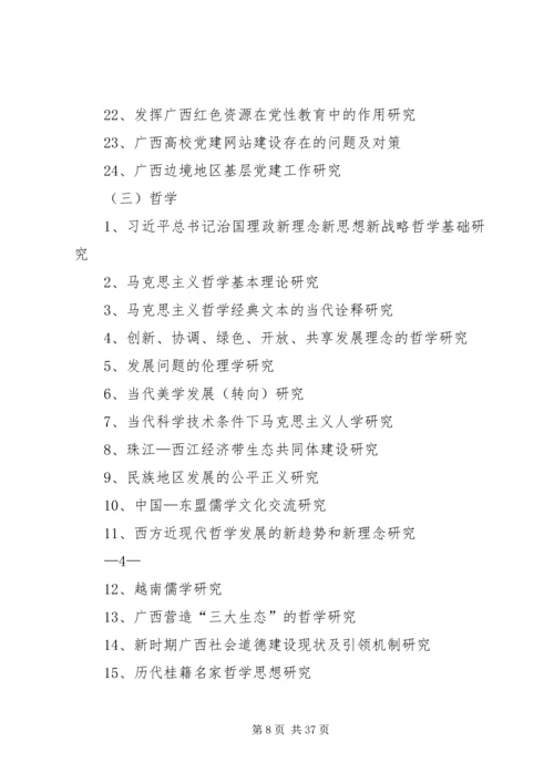 广西哲学社会科学规划课题指引 (5).docx