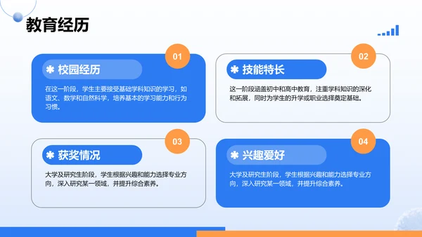 蓝色3D风竞聘演讲自我介绍PPT模板