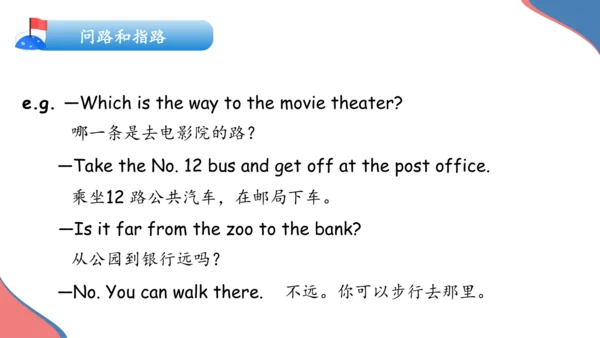 Unit 8 Is there a post office  near here单元复习课件（词组+