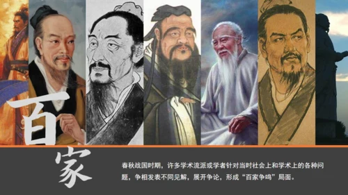 儒家文化百家争鸣孔子儒学通用PPT模板