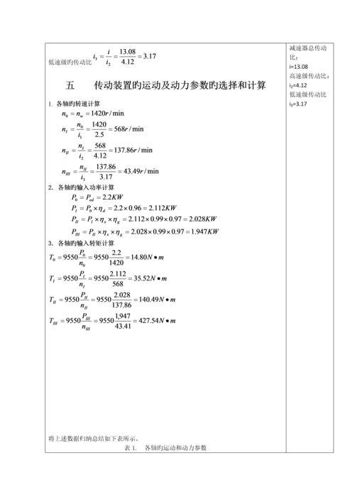 机械设计双级展开式圆柱齿轮减速器专项说明书终版.docx