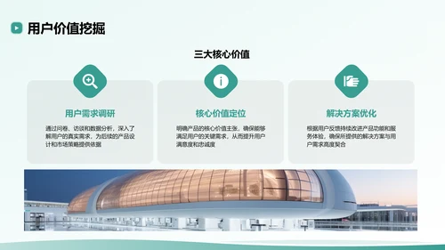 绿色扁平风创业公司的商业模式与市场分析PPT模板