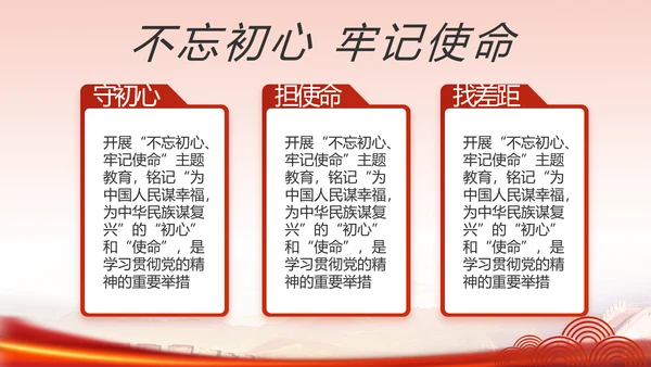 红色革命党史学习教育党课动态PPT