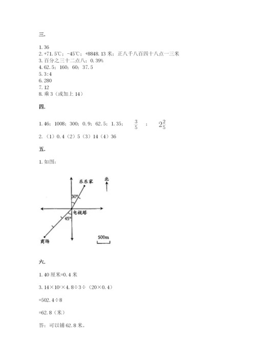 青岛版小升初数学模拟试卷（名师推荐）.docx