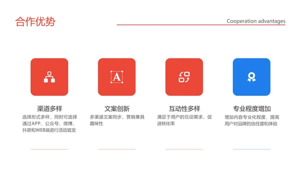 简约风企业品牌渠道合作方案PPT模板