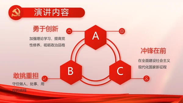 党支部党员大会工作总结汇报动态PPT