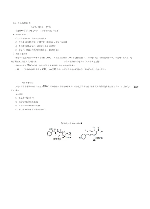 第一章药物与药学专业知识