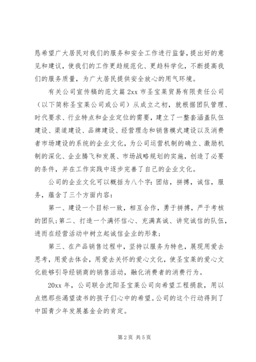 公司宣传稿范文.docx