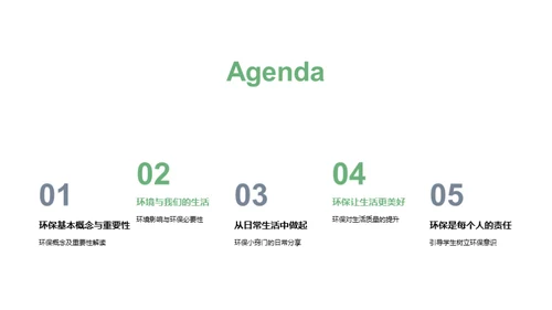 绿色生活从我做起