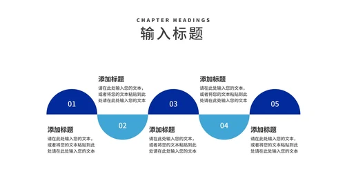 深蓝简约风商业项目计划书汇报PPT模板