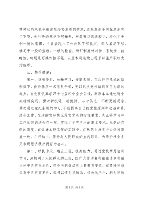XX年部队党性分析材料.docx