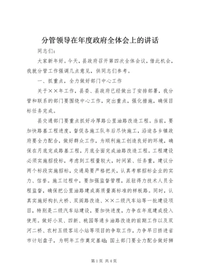 分管领导在年度政府全体会上的讲话 (3).docx