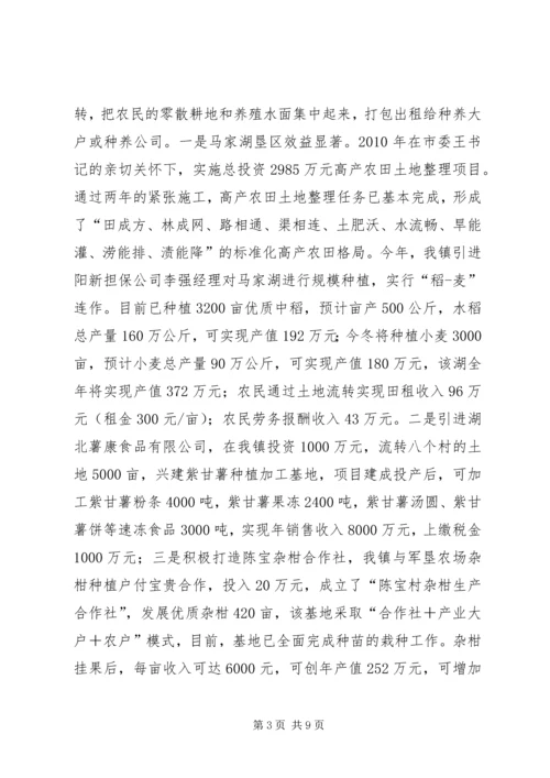 大王镇新农村建设工作汇报.docx