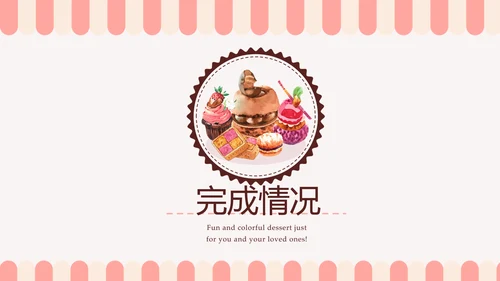 简约时尚蛋糕房烘焙动态PPT