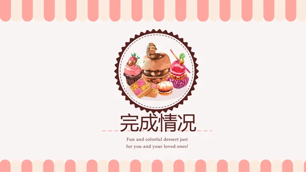 简约时尚蛋糕房烘焙动态PPT
