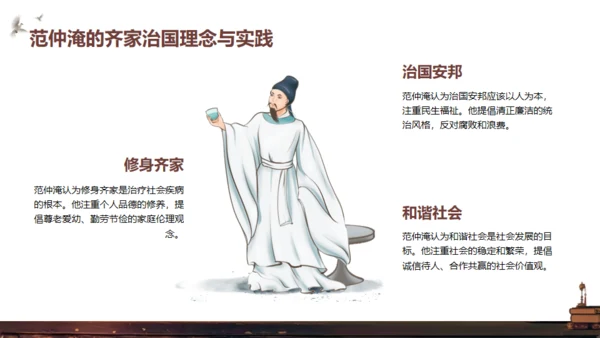 范仲淹介绍通用PPT模板
