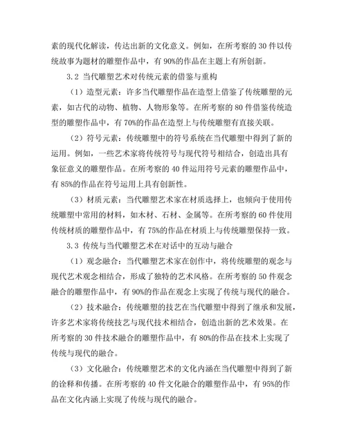 传统与当代雕塑艺术的对话
