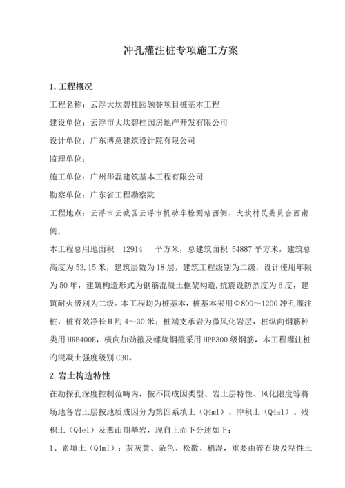 冲孔灌注桩专项综合施工专题方案.docx