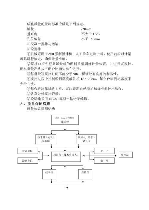 工程素混凝土桩复合地基处理.docx